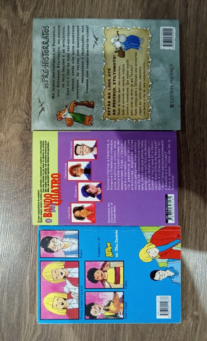 Conjunto tres livros literatura juvenil