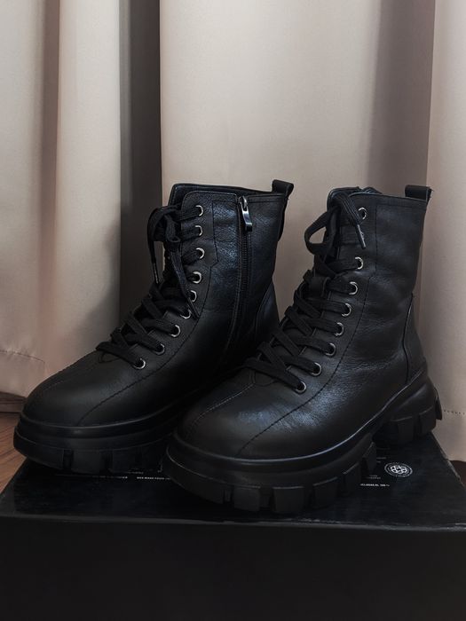 Ботинки теплі чоботи жіночі зимові, Натуральна шкіра, 38