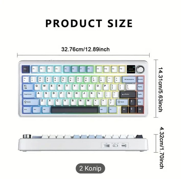 клавіатура aula f75 max нова