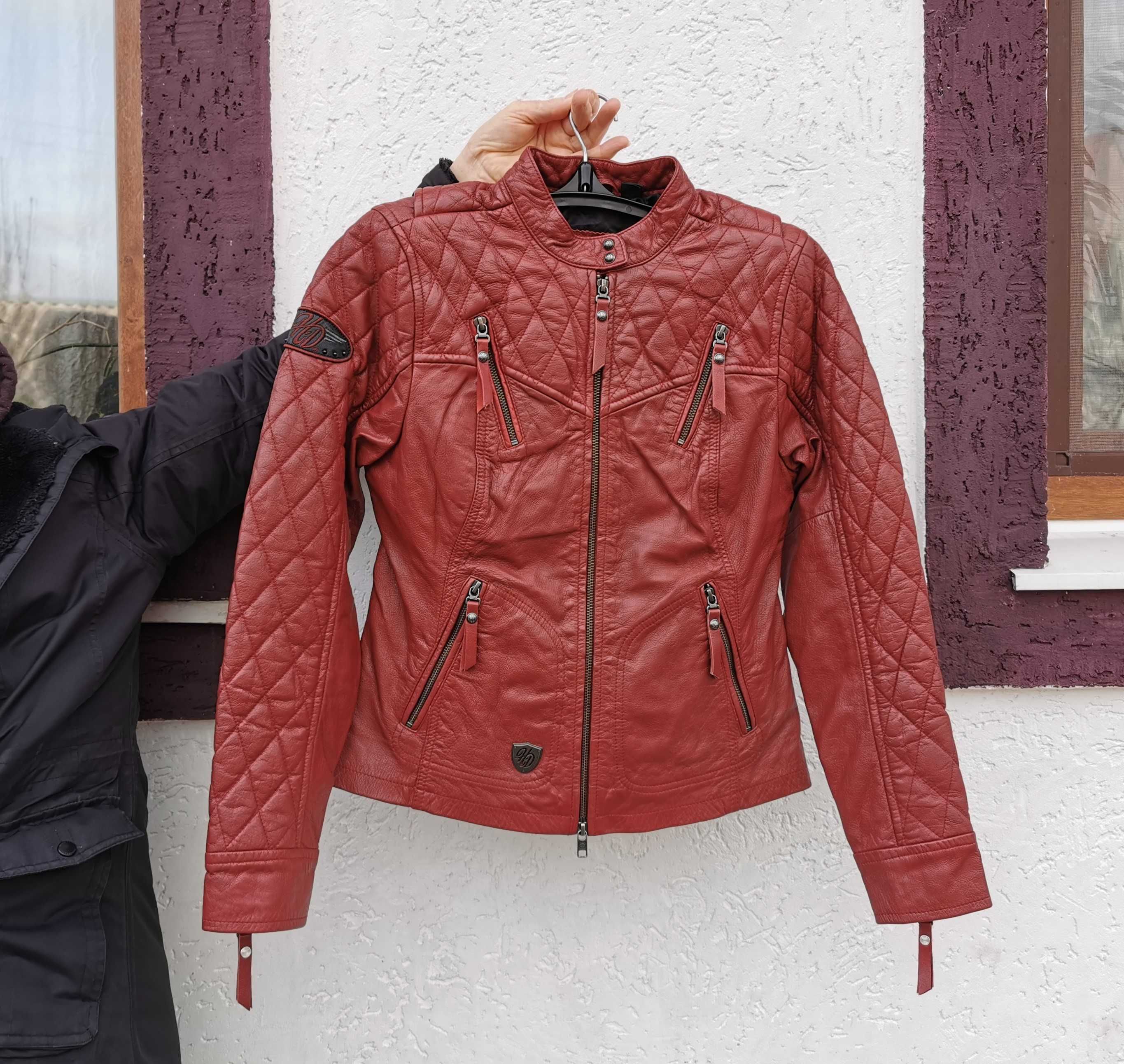 Кожаная куртка косуха Harley Davidson S