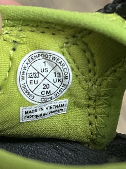 Sandały Keen Big Kid's Newport H2 black/lime 32/33