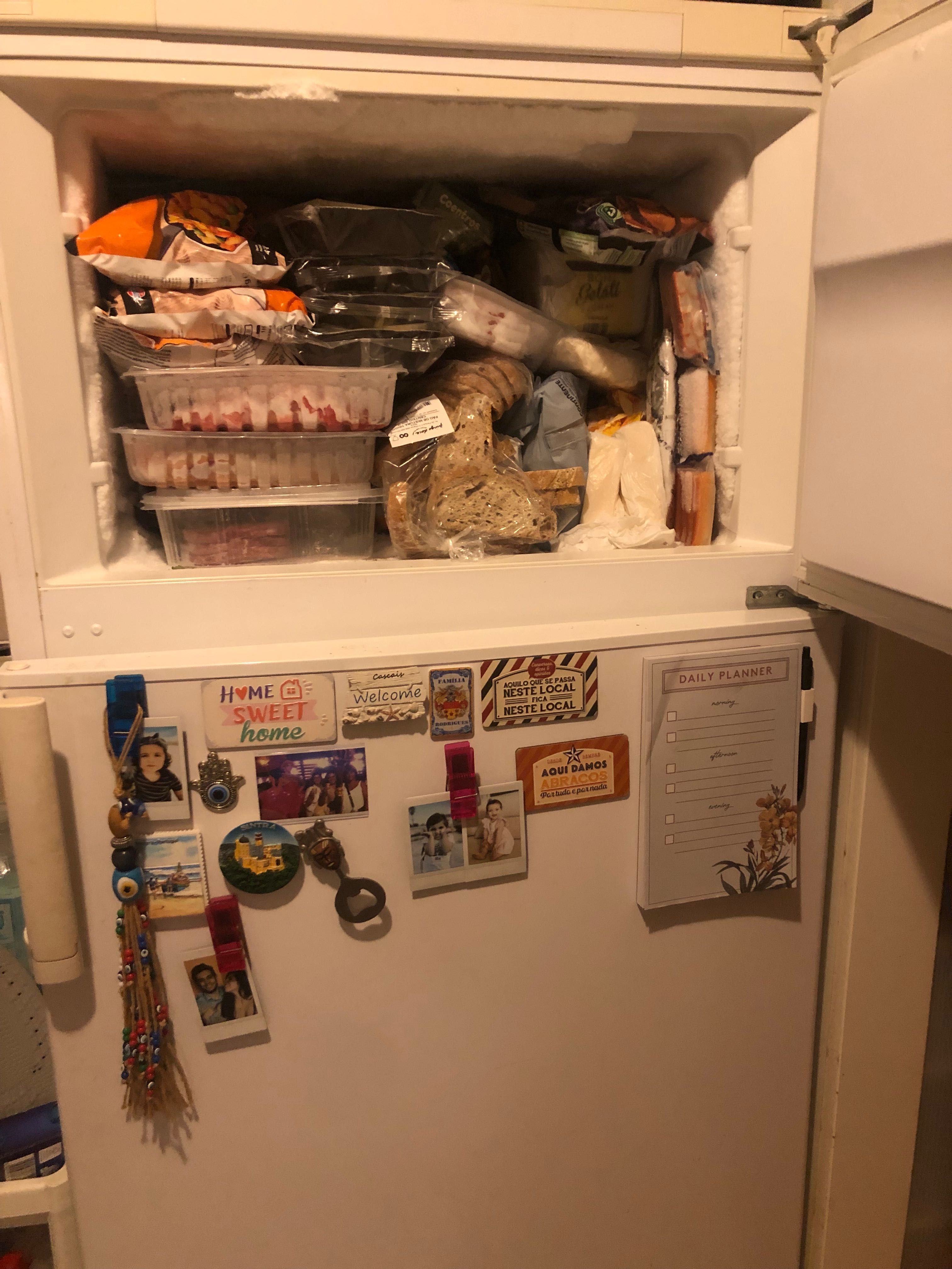 Frigorífico whirlpool a funcionar