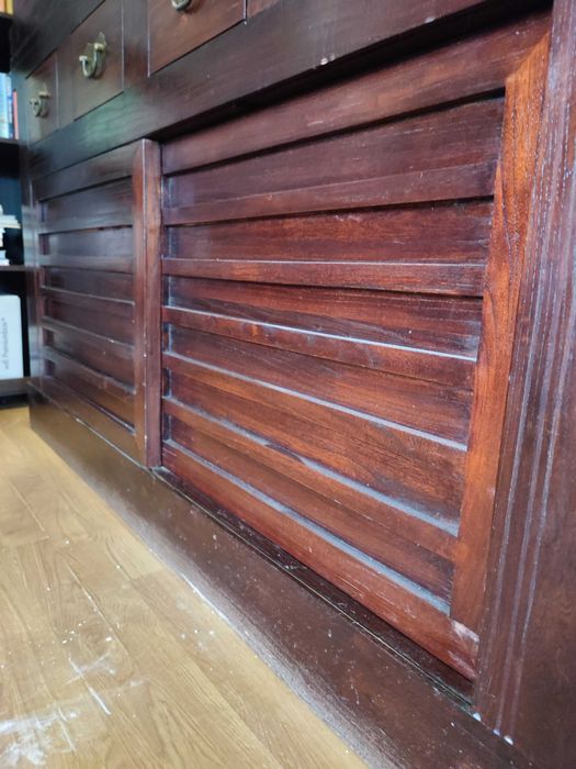 Komoda/ Regał/ Witryna Chińska Rękodzieło Palisander