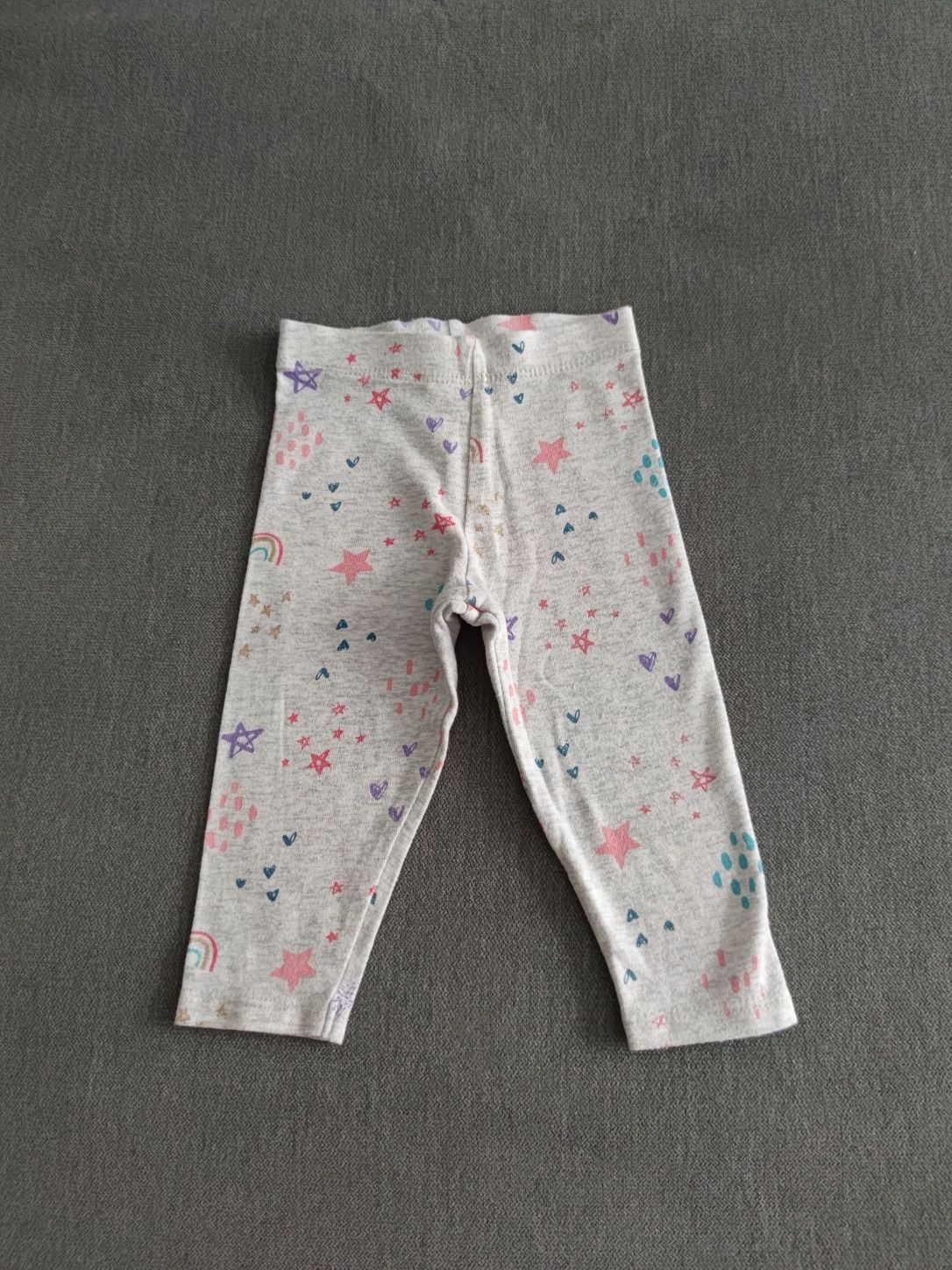 Spodnie spodenki legginsy spodnie z polaru dla dziewczynki rozm. 68