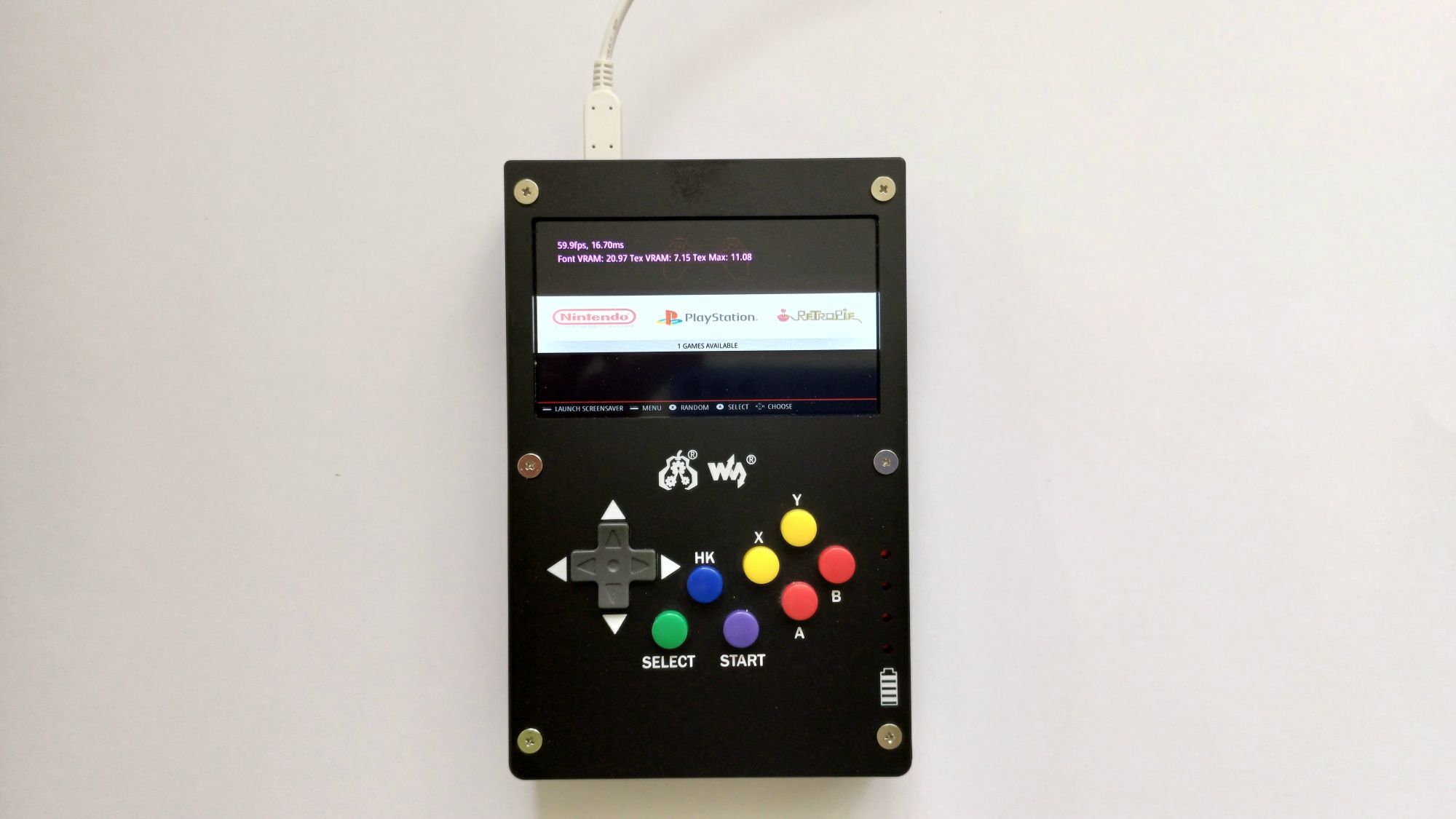 Konsola GamePi43 (na RaspberryPi) + gratisy