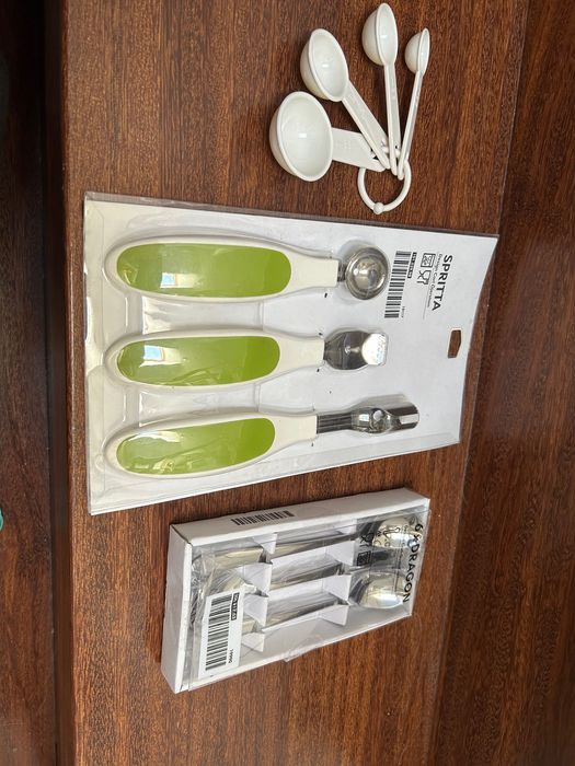 Zestaw do drylowania, 6 łyżeczek, komplet miarek kuchennych