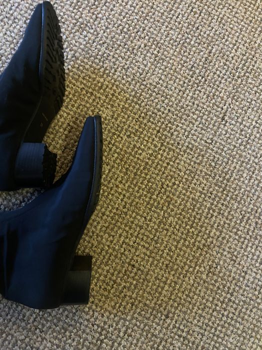 Botki  39, buty tekstylne z kożuszkiem nieprzemakalne