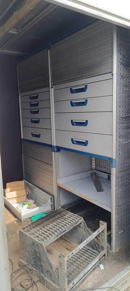 Zabudowa serwisowa kontener Mercedes Daf Man