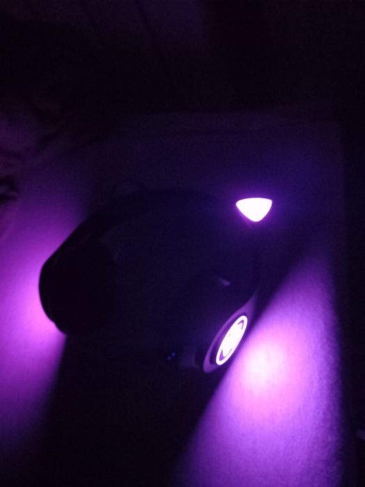 Słuchawki nauszne kocie uszy • Bluetooth + microSD + Jack • LED