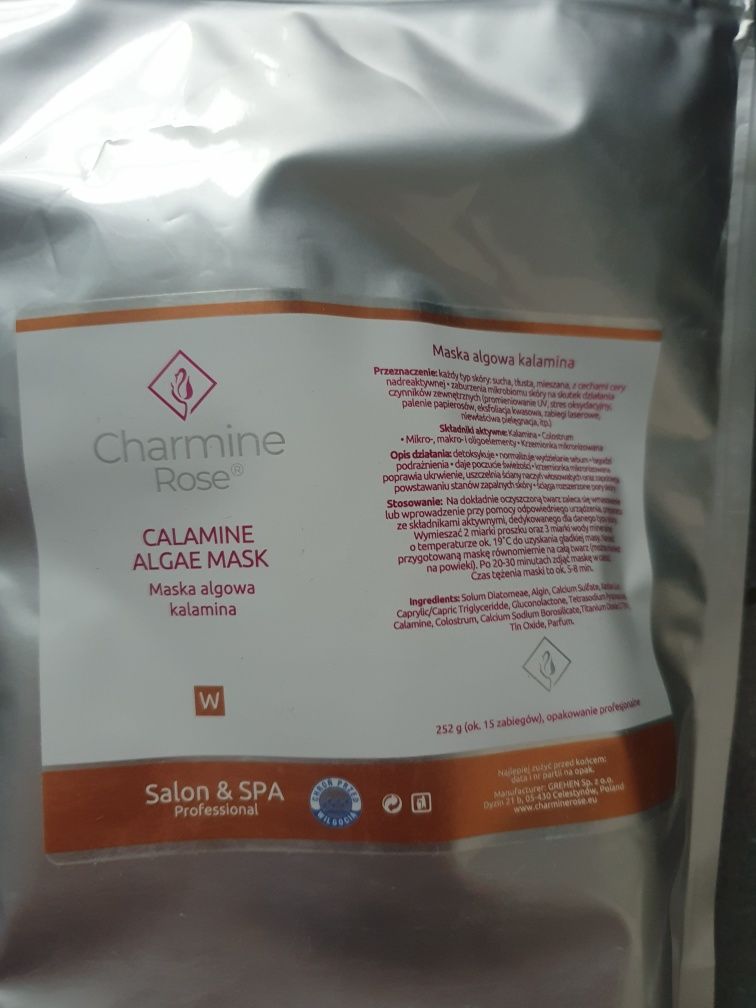 Maska algowa algi sypane charmine rose 252g