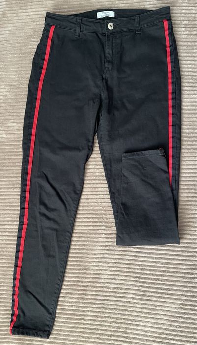 Spodnie jeansy 40 L zestaw z torebką Versace