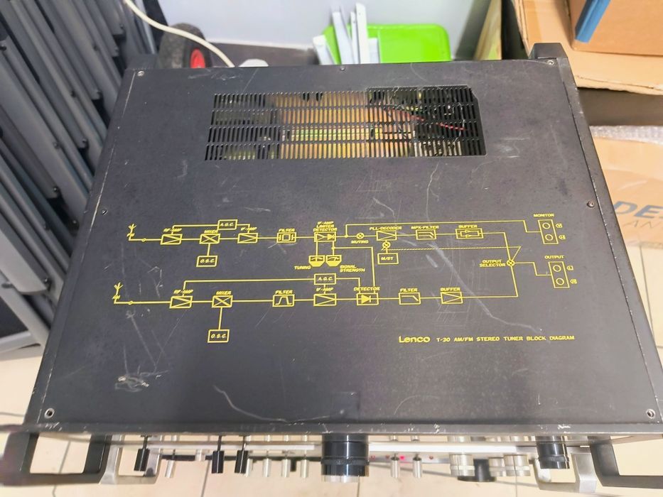 Wzmacniacz i radio Lenco