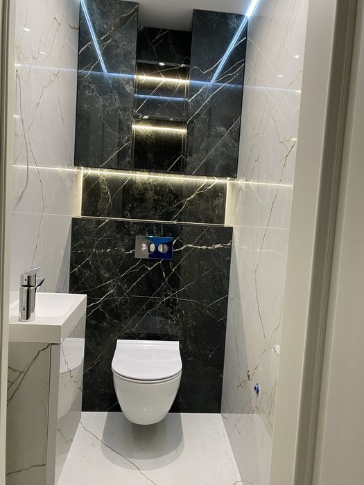 Душовий піддон, полички, меблі з плитки