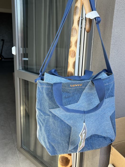 Сумка джинсова, шопер denim LEVI’S розмір 40*40*14