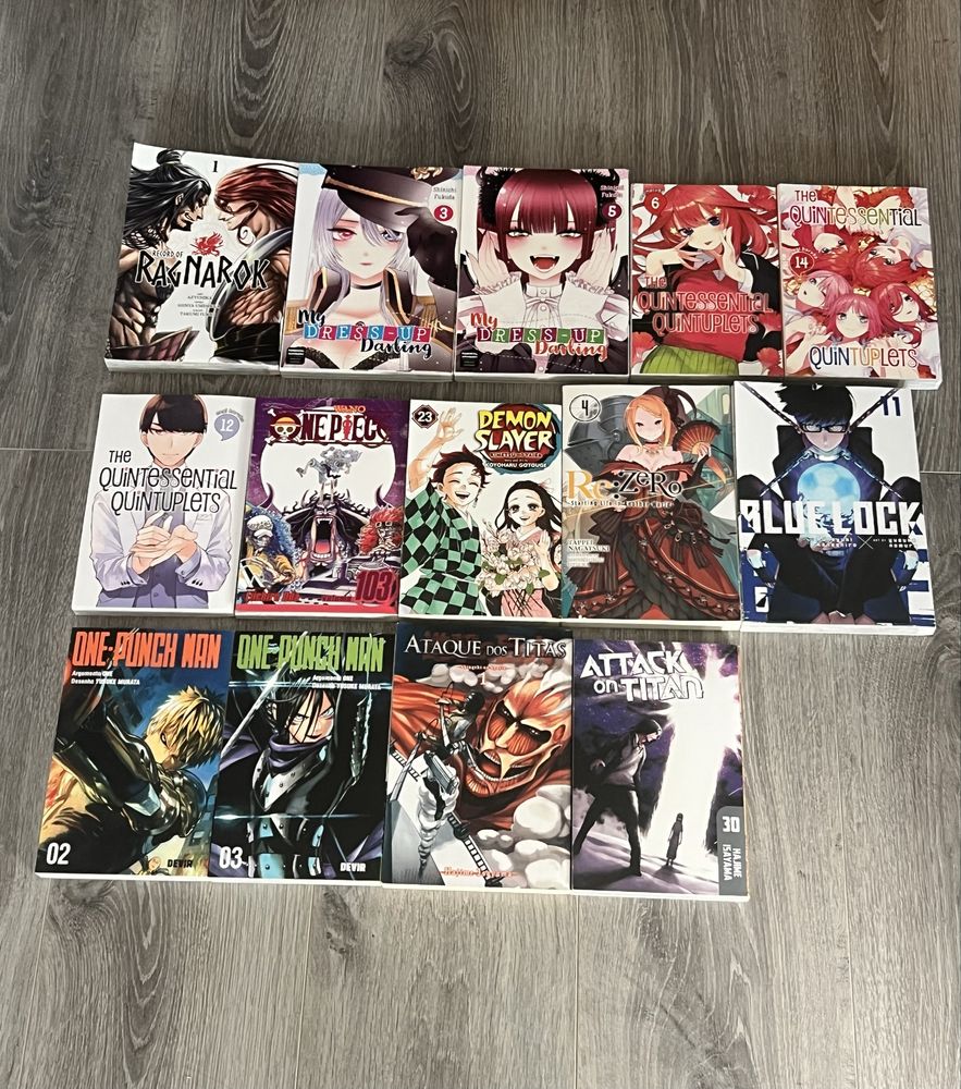 Mangàs ( Aot, OPM, BL, RoR, Re Zero etc..)