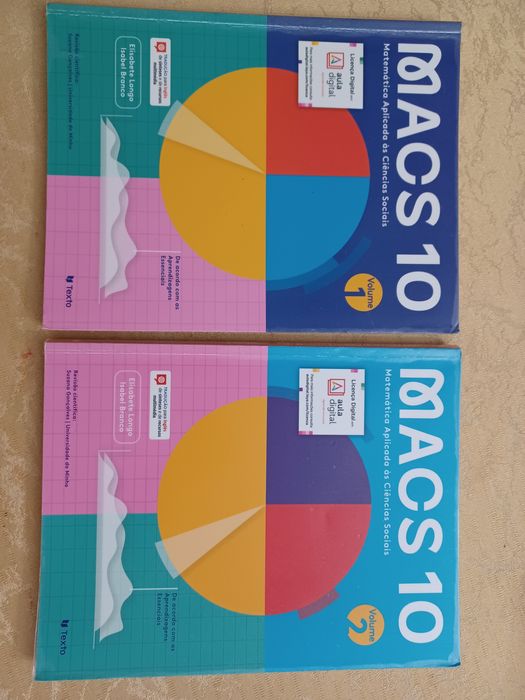 Manuais - MACS 10.º ano  - matemática 10 ano