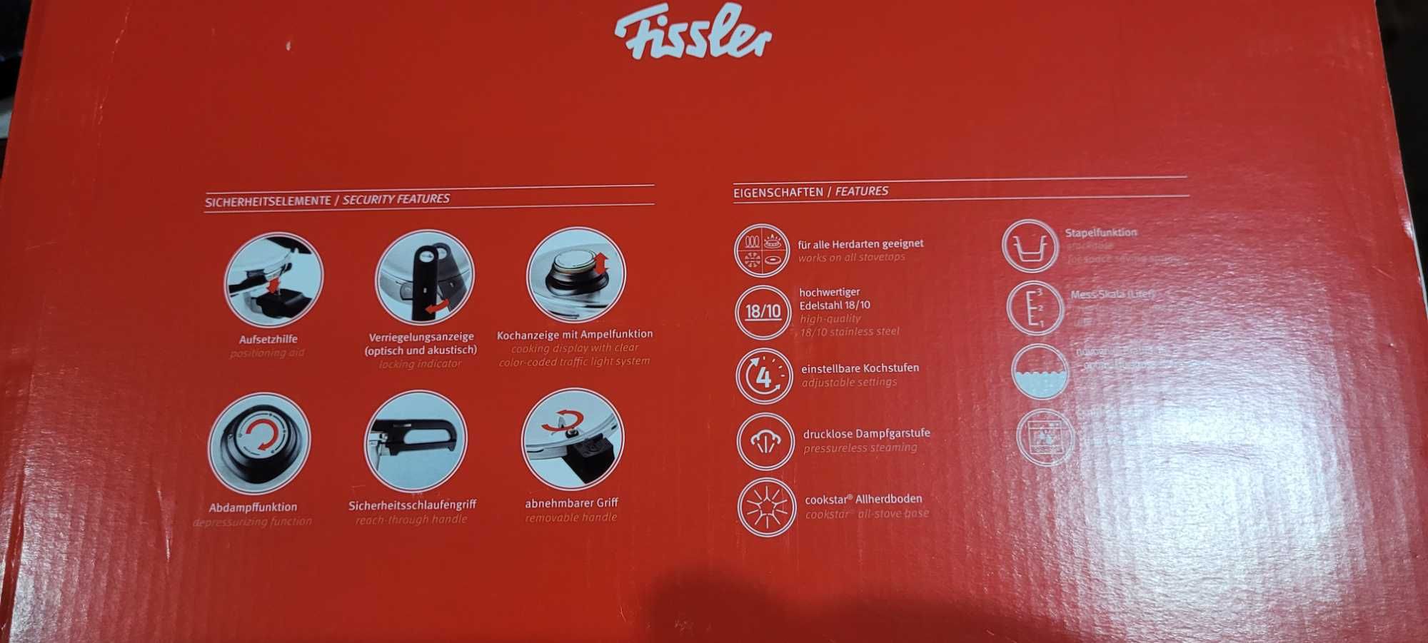 Fissler Vitavit Premium Szybkowar z perforowanym wkladem