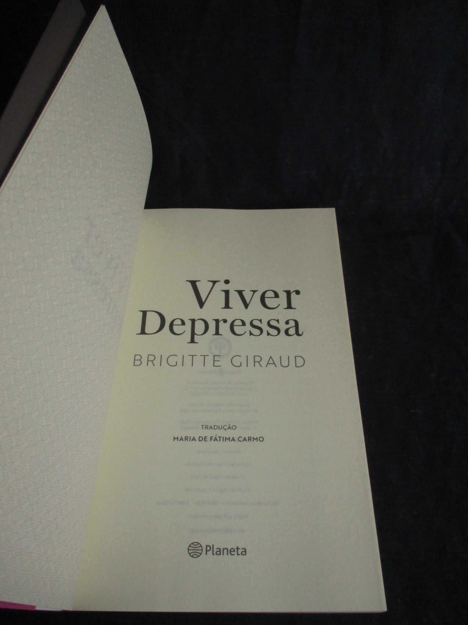Livro Viver Depressa Brigitte Giraud