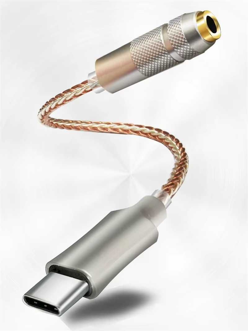Перехідник Type-C > 3.5mm jack [CB1200AU] DAC ЦАП декодер підсилювач