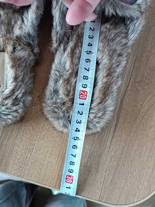 Jules - kapcie damskie różowe z futerkiem rozmiar 38 EUR