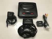 Sega mega drive + kart z grami