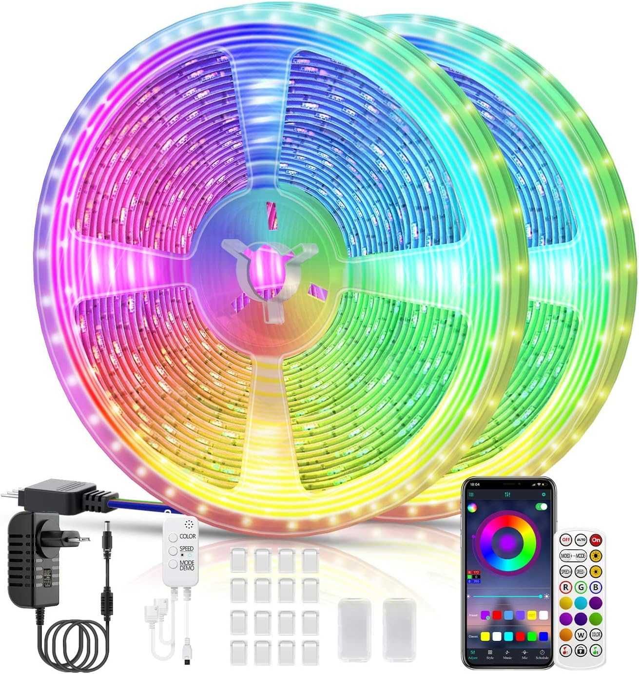 Oświetlenie LED RGB Voneta Pilot 20M Aplikacja