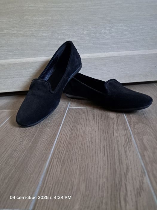 Туфлі 42 28 см мокасіни лофери замша