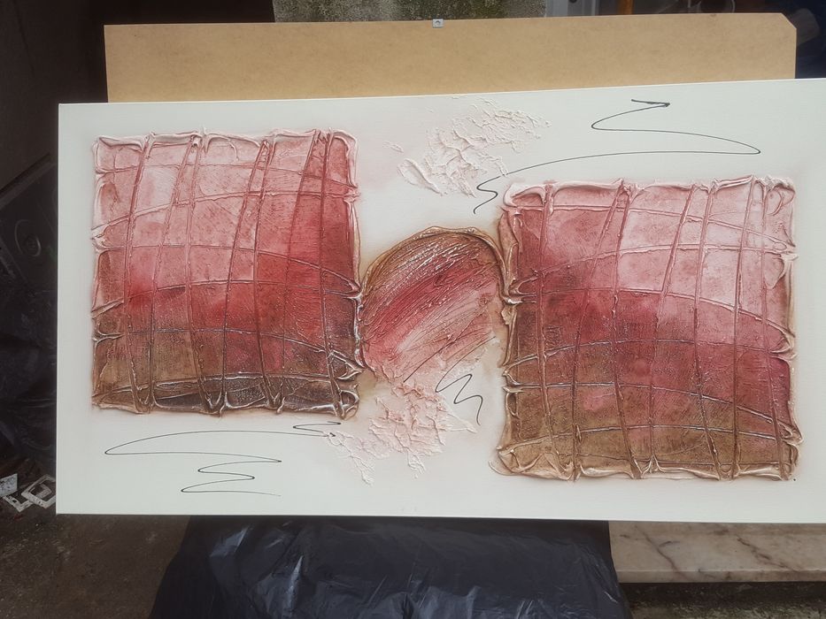 Quadro  em relevo  artesanal  do artista  Val Verde