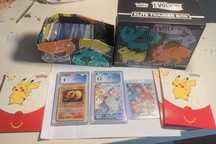 Pokemon coleção (caixas e cartas)