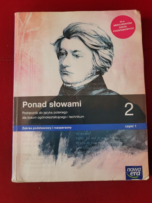 Podręcznik ponad słowam 2 zakres podstawowy I rozszerzony część 1