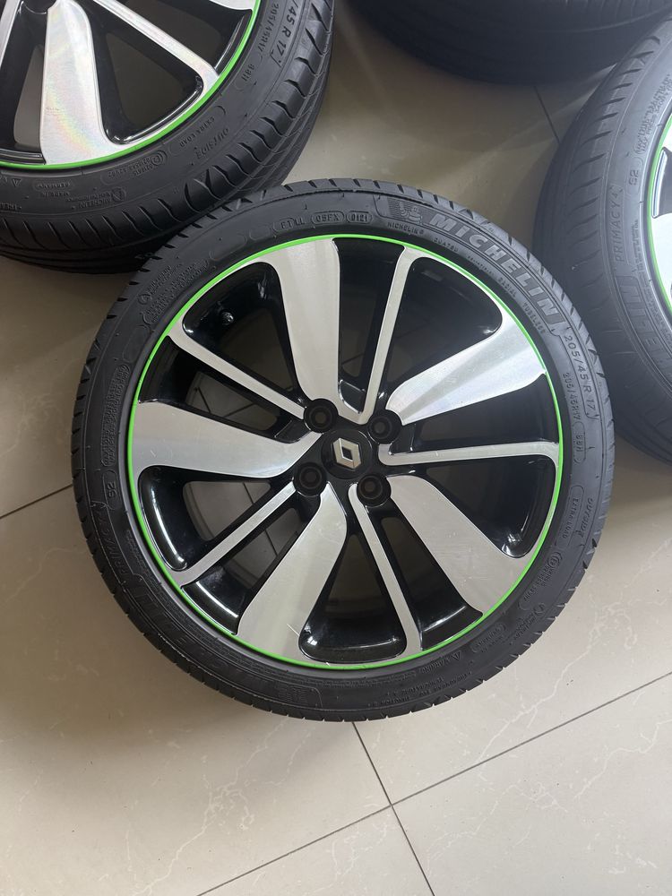 Диски оригінал Renault Clio Zoe Nissan r17/4/100 205/45/17 шини літні