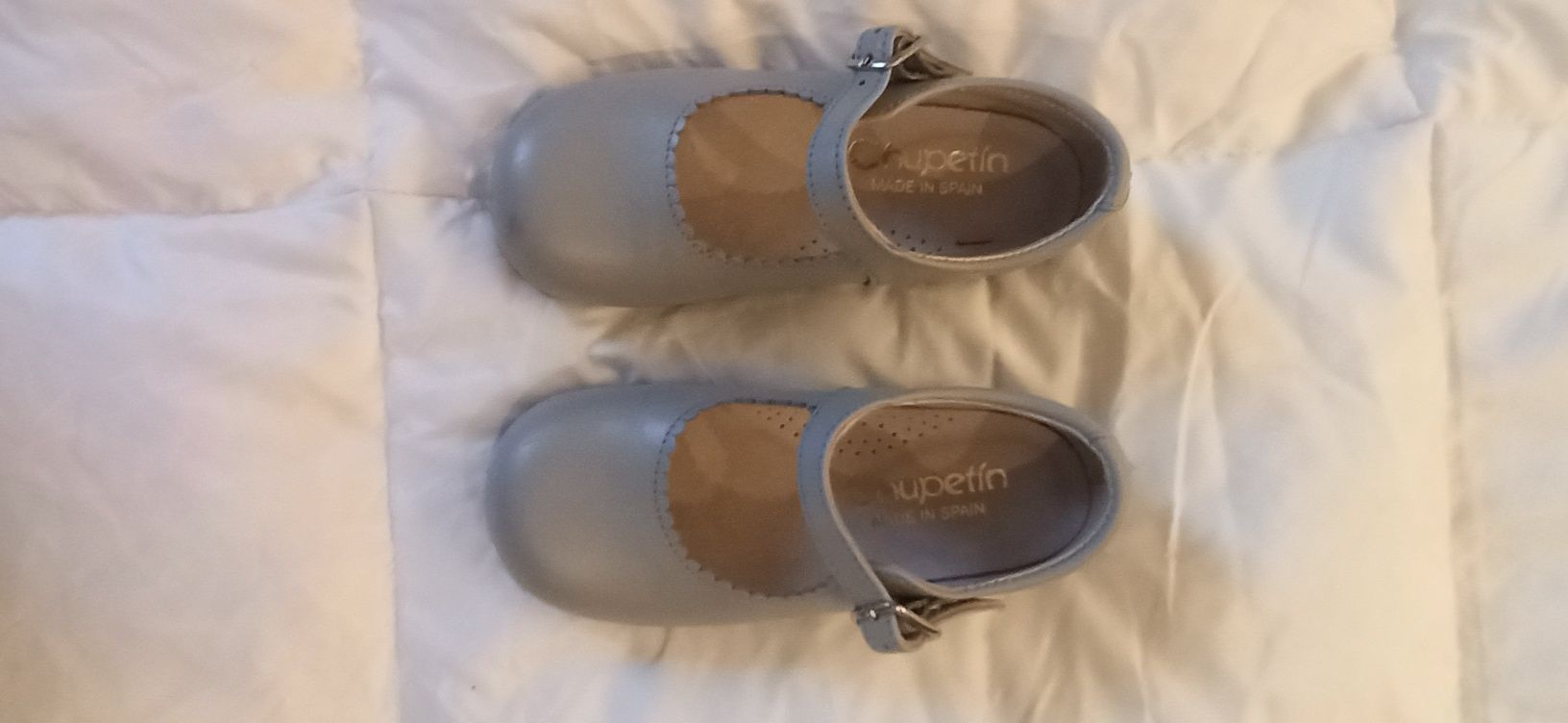 Sapatos Chupetin de menina cinza nuvem 25