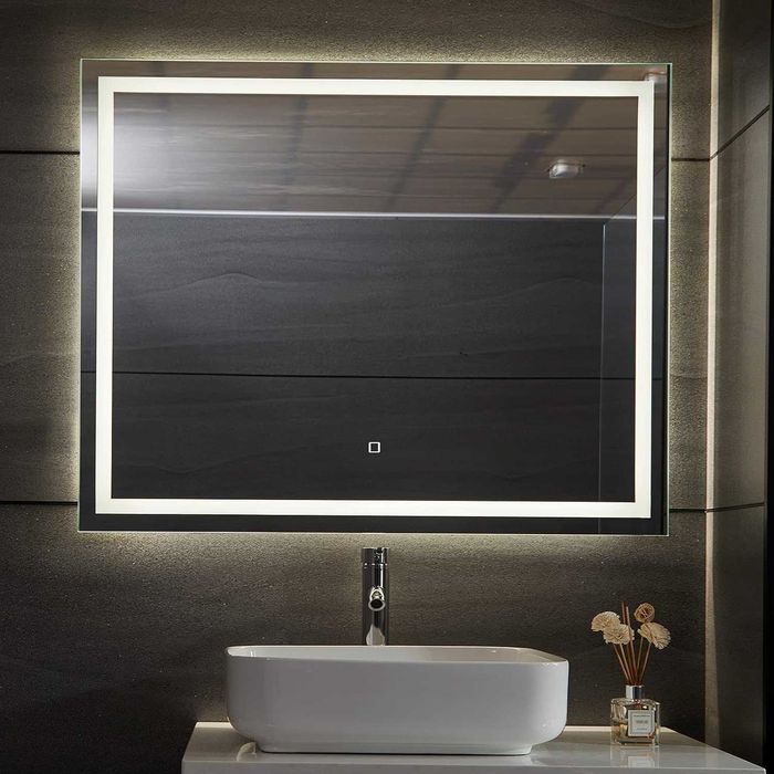 Nowe lustro łazienkowe / lusterko ścienne / szkło / LED / IP44  !K321!