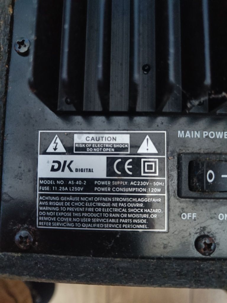 Subwoofer 120W DK Digital AS-40-2 do kina domowego 5.1