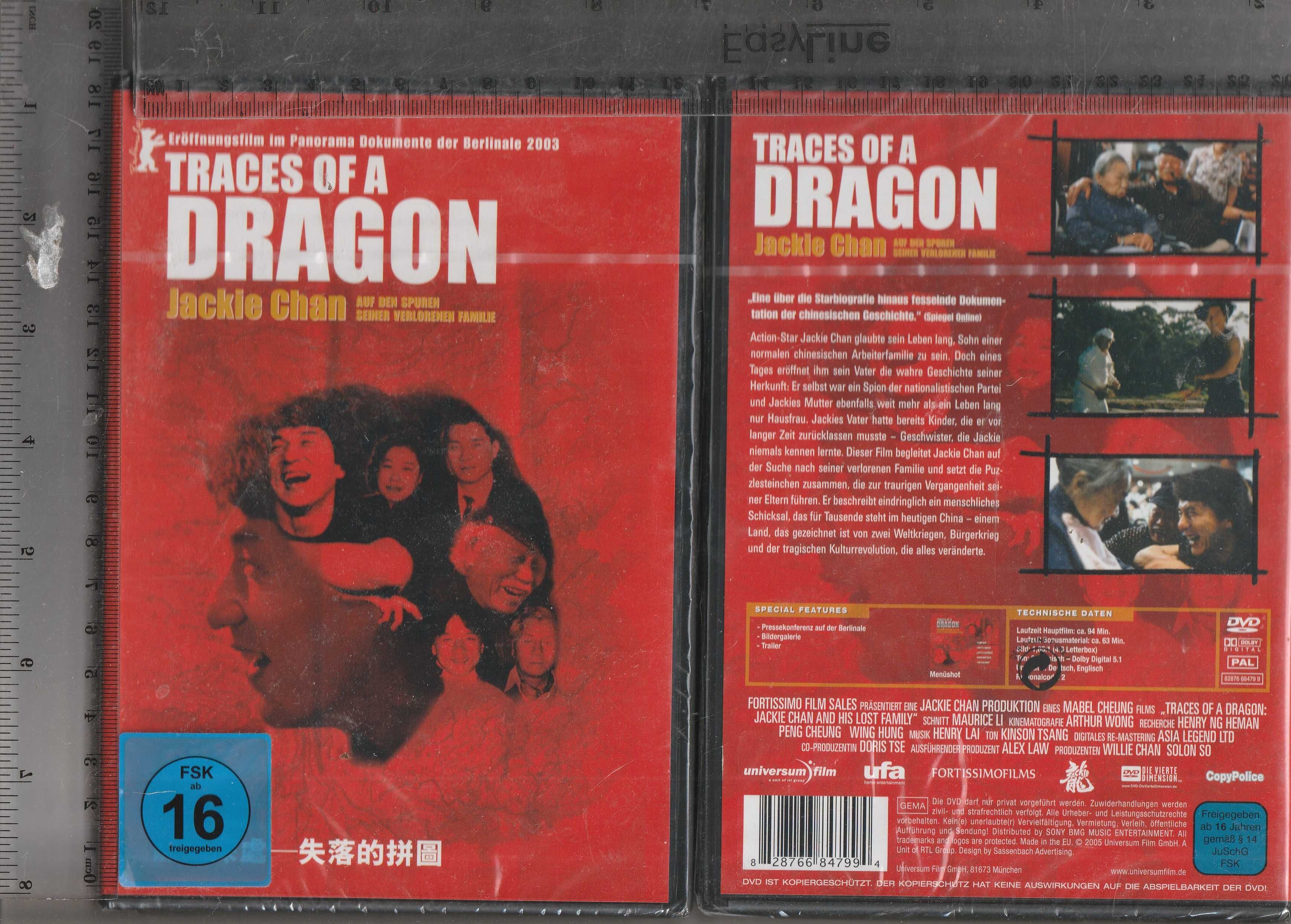Traces of a dragon Jackie Chan eng DVD