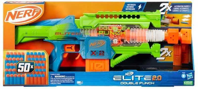 Karabin NERF Elite 2.0 Double Punch okazja jak za darmo