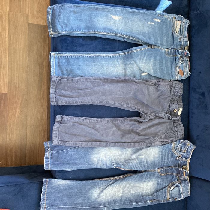 Spodnie jeansy Wesele  Newbie, George, Tu, 3 pary 92-98, 2-3 lata