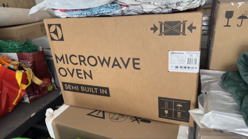 Microondas electrolux encastre branco 25L