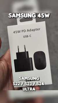 Зарядное устройство для Samsung S22 S23 S24 Ultra 45W швидка зарядка