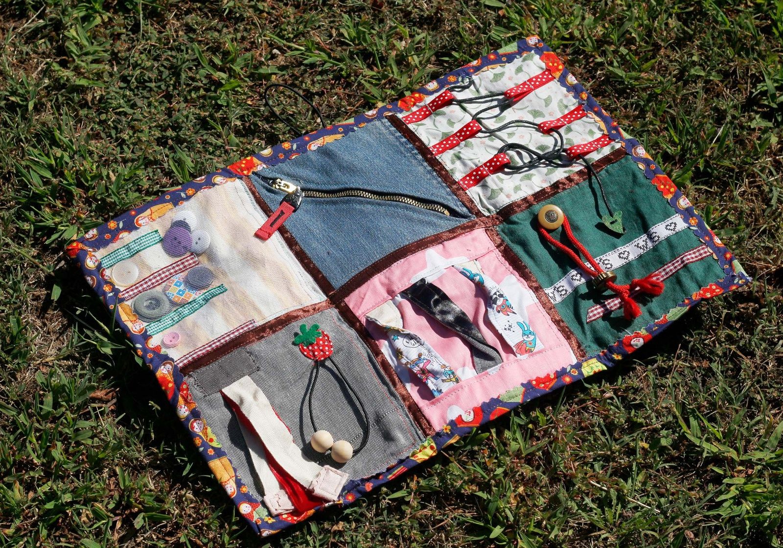 Fidget blanket sensorial para pacientes com demência, Alzheimer o