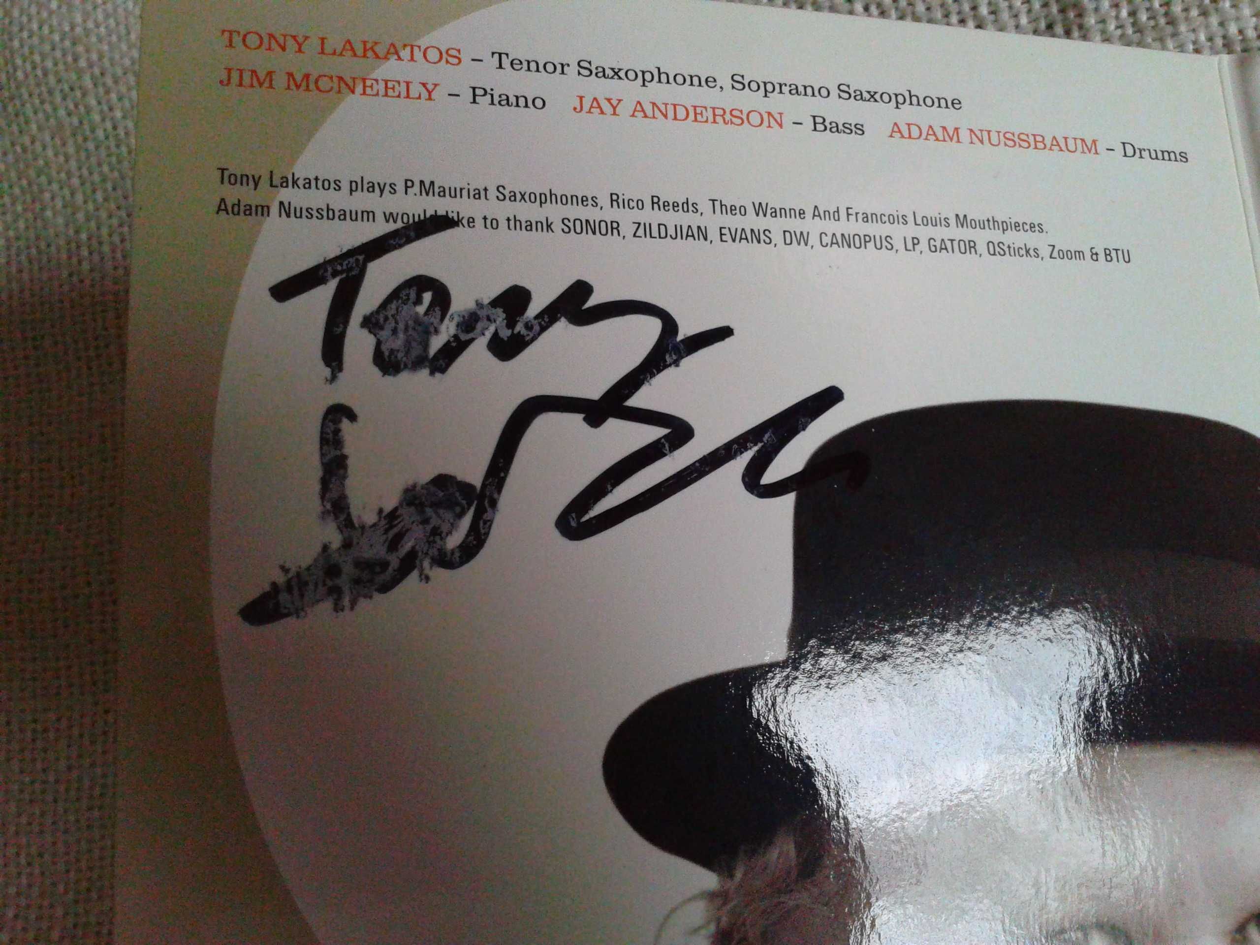 Tony Lakatos – Standard Time  CD + autograf