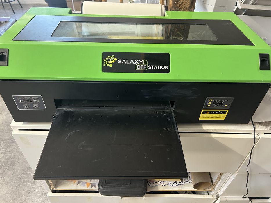 DTF Galaxy 1390 A3 Rolka linia + piec 100% sprawny koszulki poduszki