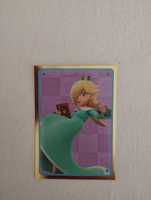 Caderneta Super Mario Panini - Cromo 133 Rosalina Moldura Dourada