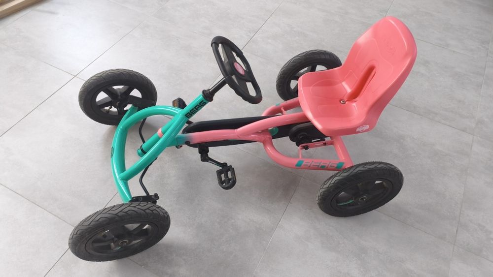 Berg Buddy / Różowy / Zielony / jak NOWY / Gokart / Jeździk