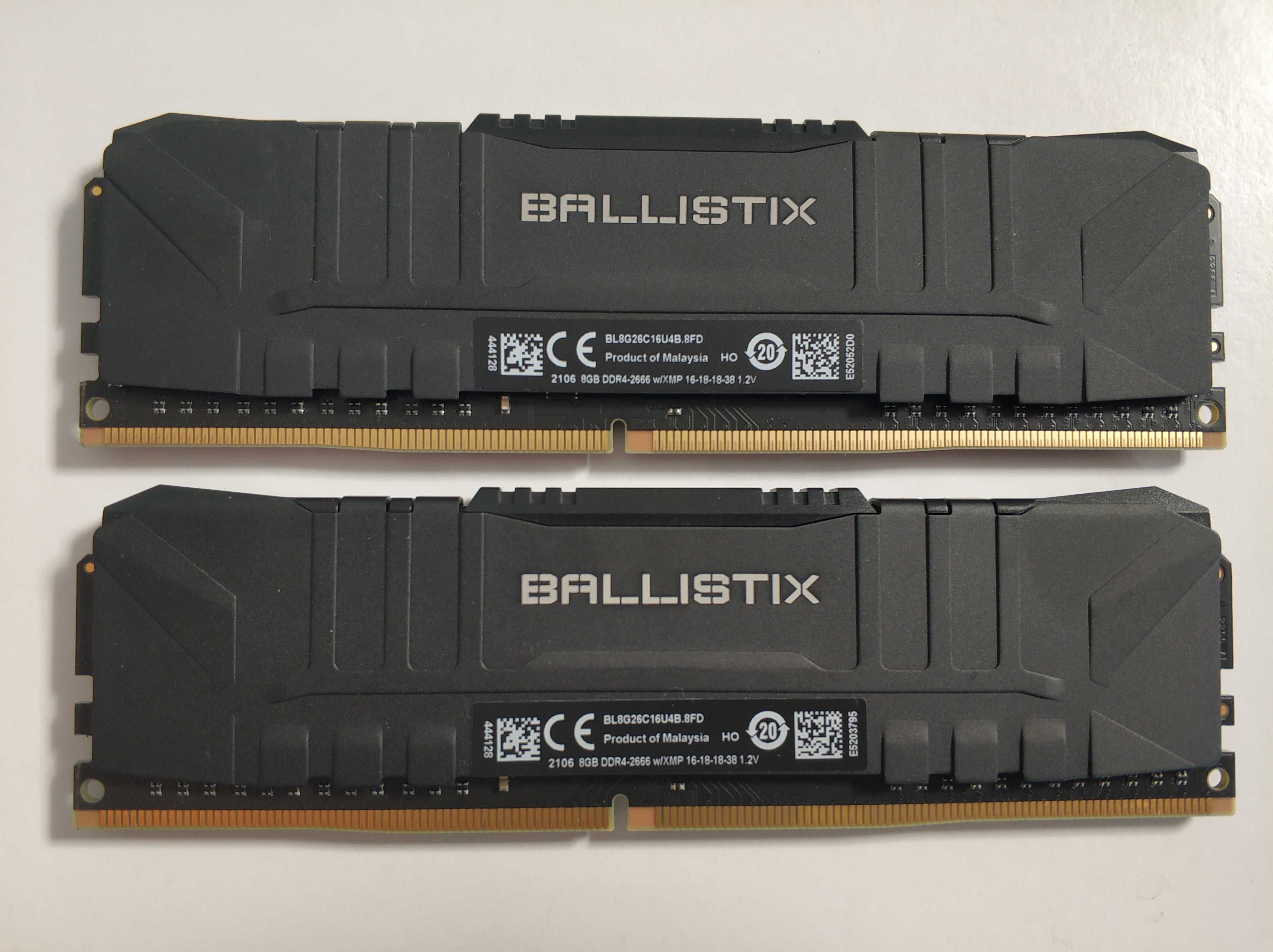 Crucial DDR4-2666 16GB (2x8) 288pin CL16 PC4-21328 (3133MHz/1.27v)