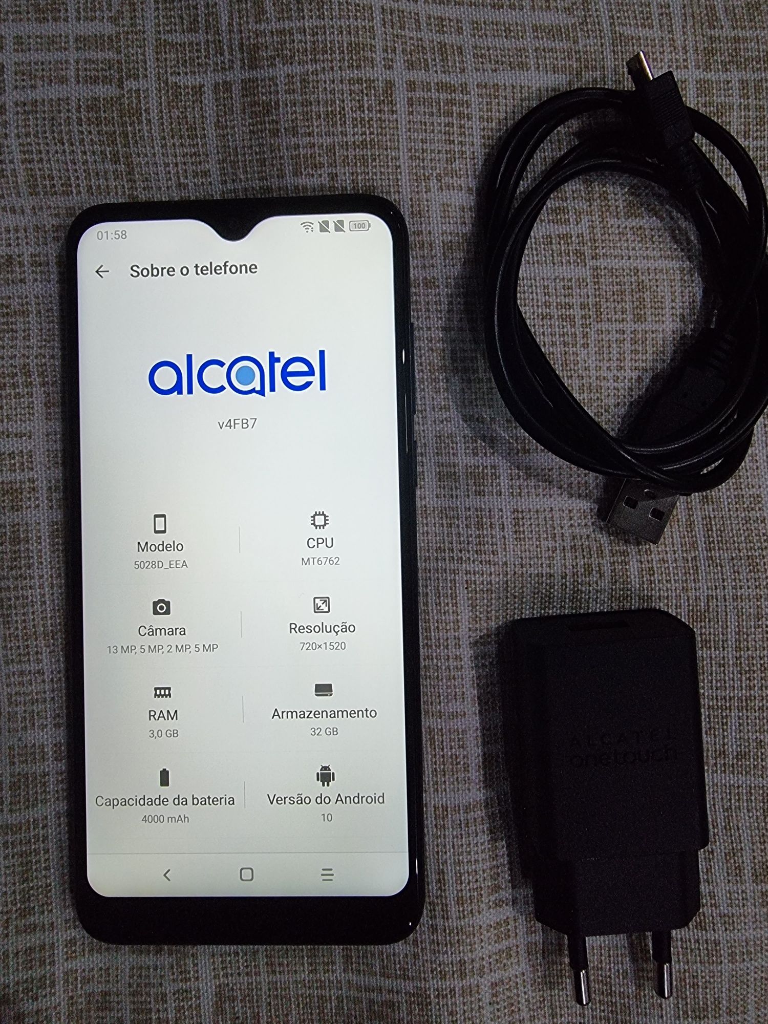 Vendo alcatel 1s 2020 impecável