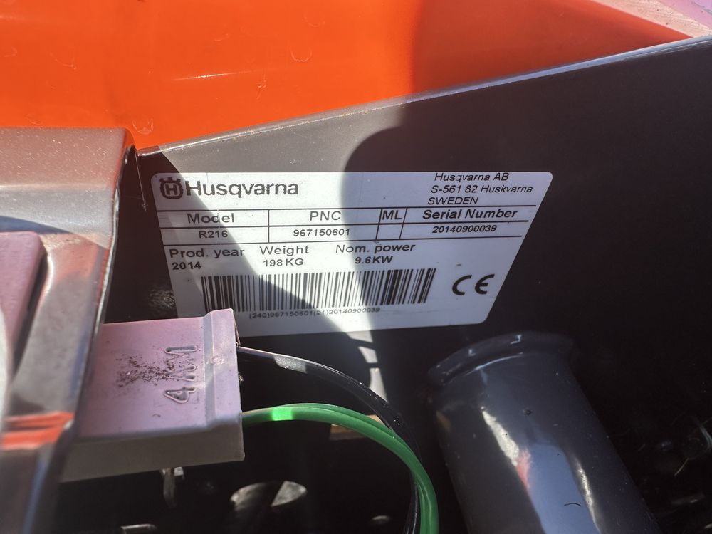 Traktorek kosiarka HUSQVARNA RIDER R 216