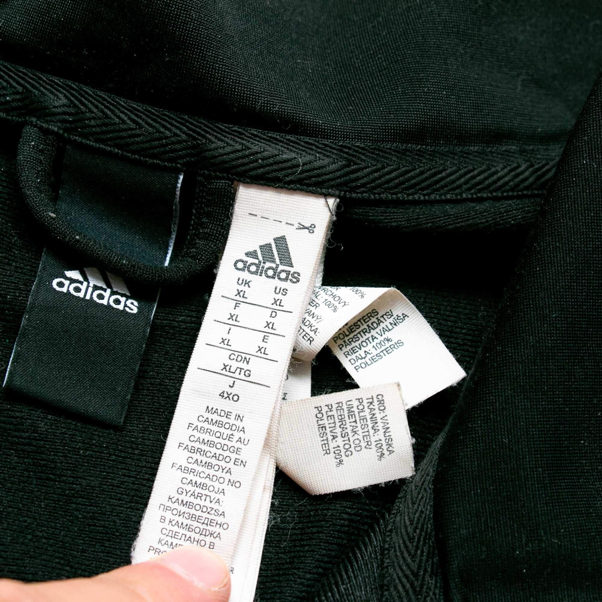 Adidas bluza dresowa z paskami XL/XXL oversize