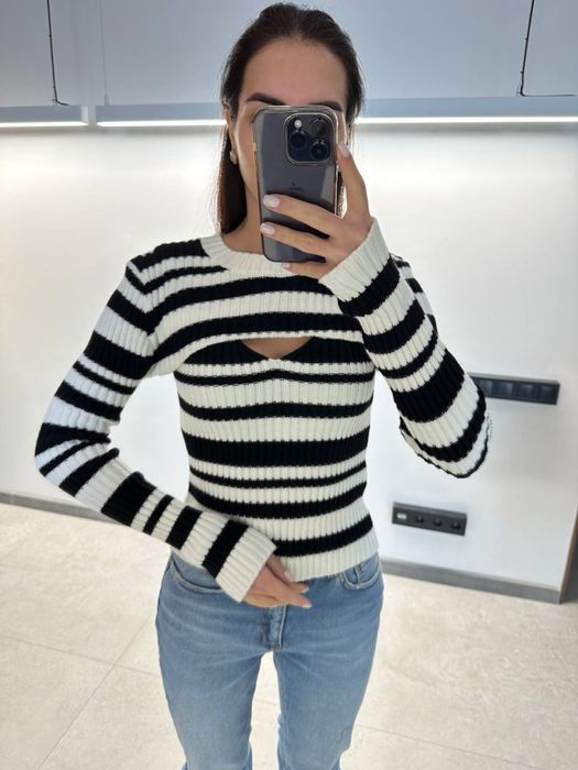 Кофта в полоску з двох елементів