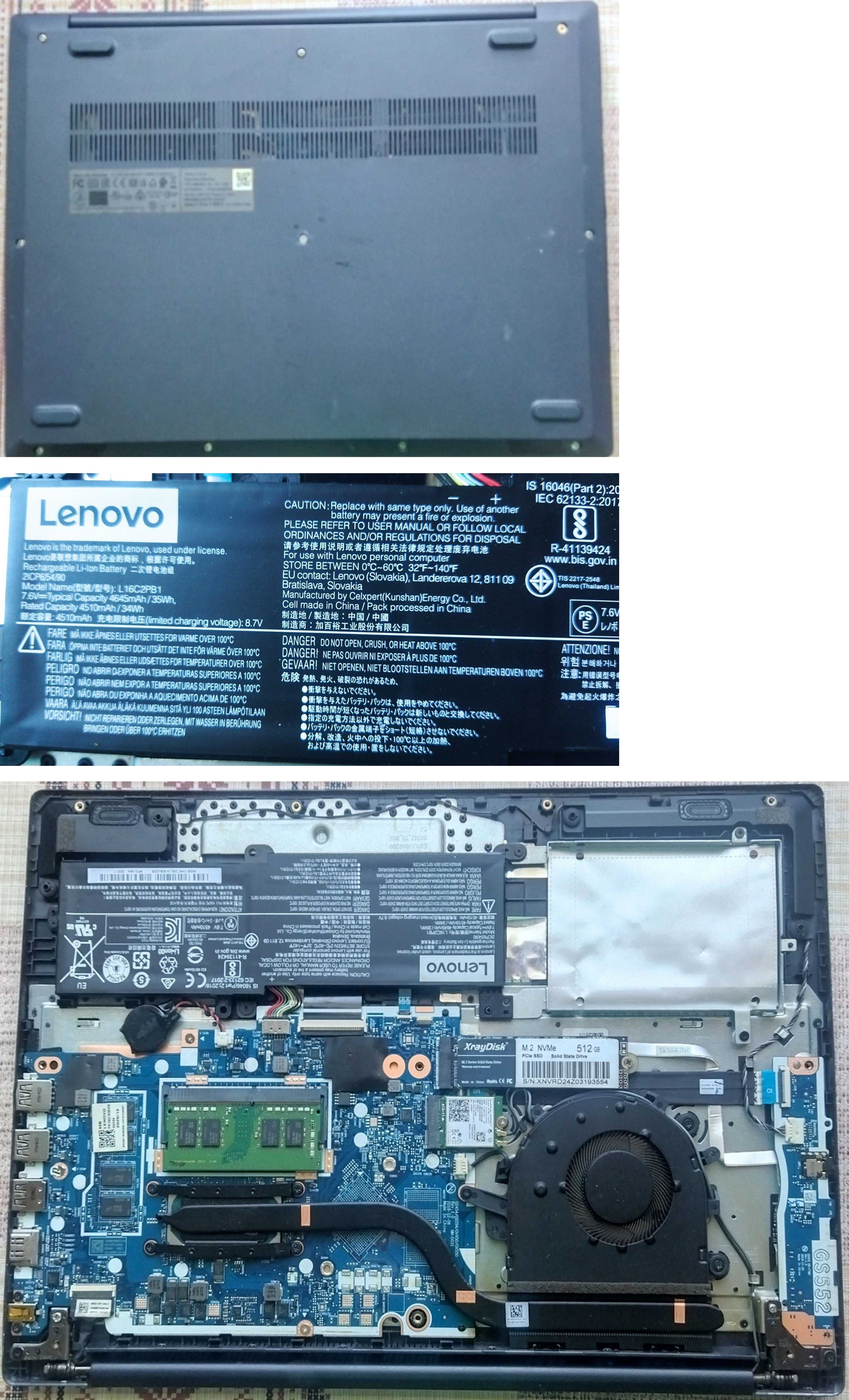 Ноутбук Lenovo IdeaPad3 UltraSlim(потребує заміни матриці)Суперціна
